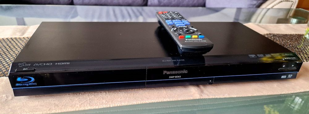 Blu Ray Panasonic DMP-BD65 jak nowy Disc Player