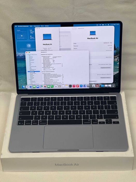MacBook AIR M5 13’ 2026р. 16/500Gb, Sky Blue - OPEN BOX