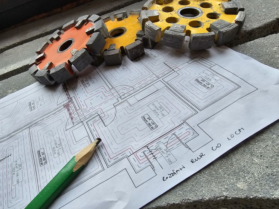 Frezowanie ogrzewanie podłogowe frezowane ogrzewanie podłogowe