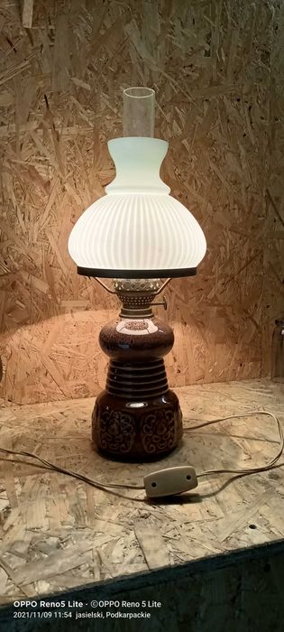 Lampa ceramiczna DZPE Polam Mysłakowice PRL