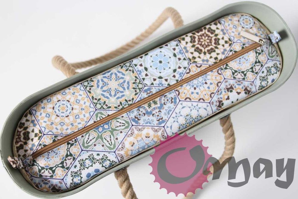 Beżowy organizer do OBAG STANDARD - kafelki biszkoptowe wkład OMAY