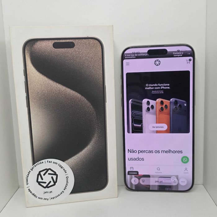 iPhone 15 Pro Max 256GB – Como Novo | Garantia | Financiamento ate 36X