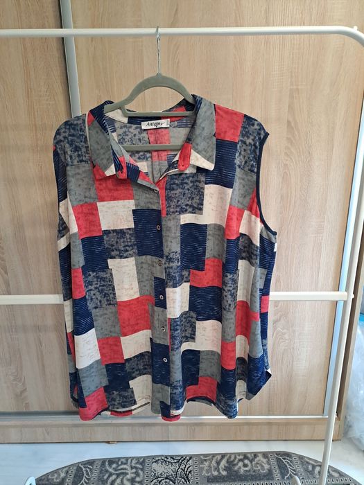 Koszula w kratkę plus size