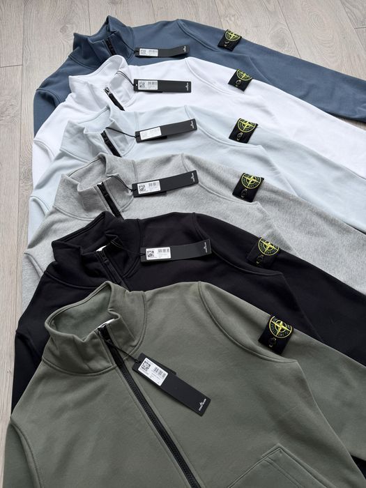 Зіпка Stone Island (світшот на блискавці)