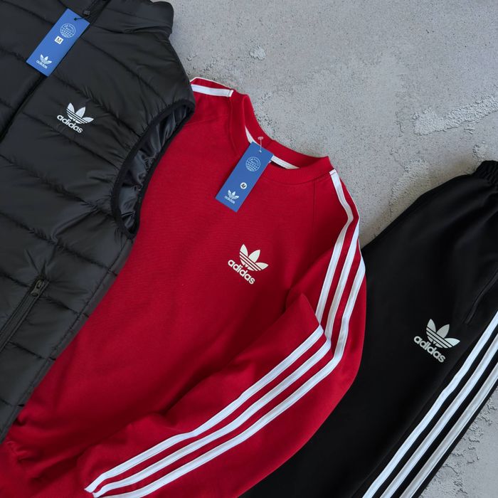 Чоловічий спортивний костюм адідас [3в1] Adidas [XS,S,M,L,XL,XXL,XXXL] + шкарпетки в подарунок!