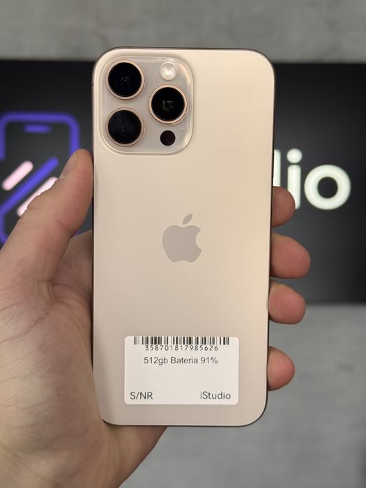 RATY 0% iPhone 16 Pro Max 512GB BATERIA 91% GWARANCJA 12 miesiecy!!!