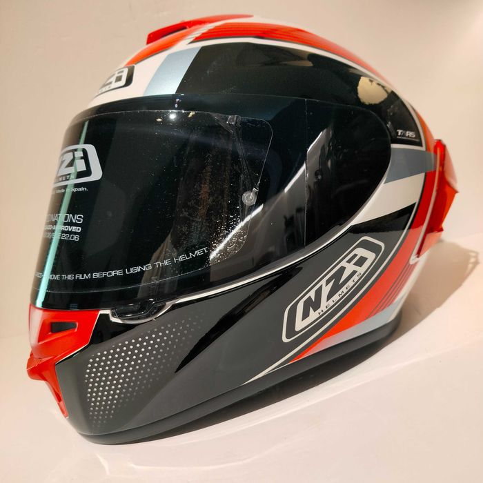 Capacete NZi Trendy 3 rapid c/viseira escura+transparente mota novo