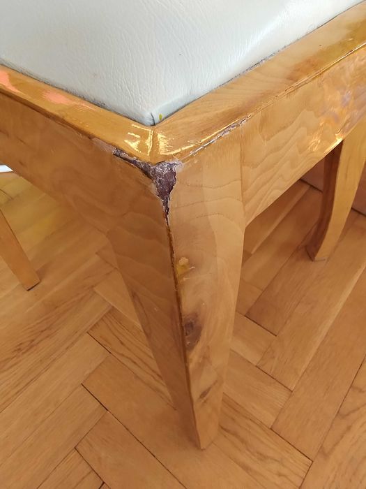 Komplet starych krzeseł // 6 sztuk // Art Deco // Karzesła // Czeczot