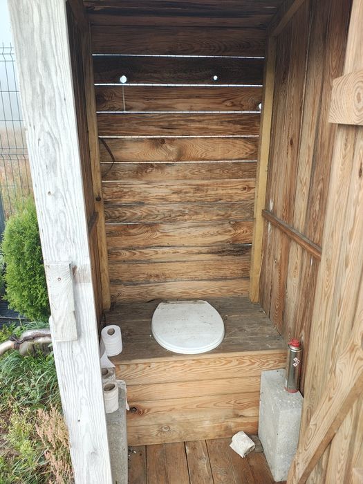 WC wychodek toi toi toaleta budowlana