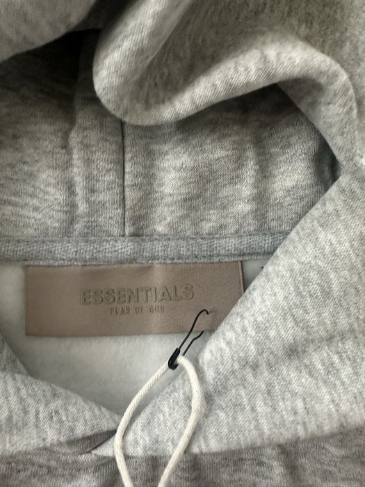 Худі Essentials Fear Of God Сіра / есентіалс худі