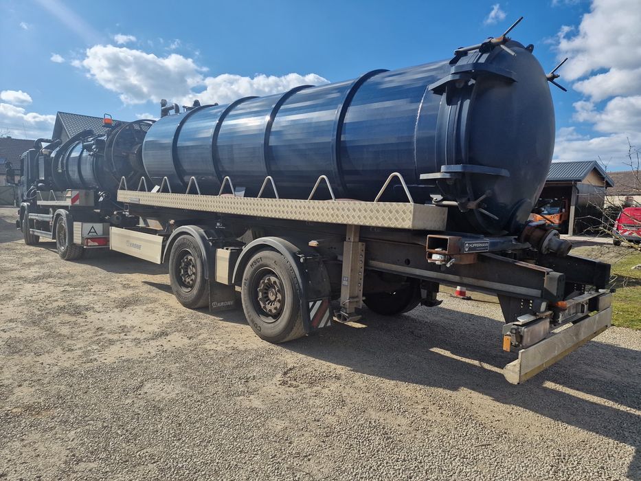 Zestaw asenizacyjny, SCANIA z przyczepą, 159900 brutto