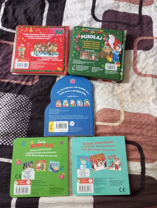 Zestaw książek święta Mikołaj 2 z puzzlami