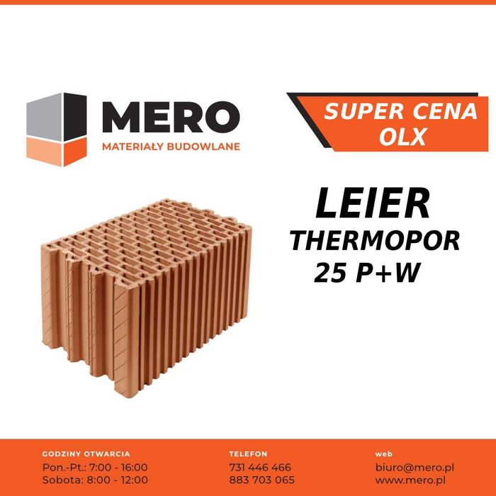 Leier 25 P+W - pustak ceramiczny