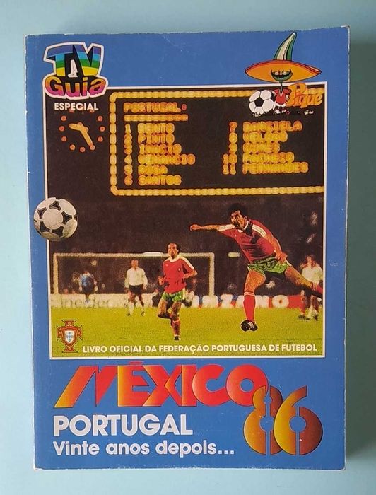 TV Guia Especial - México 86 , livro grosso profusamente ilustrado.