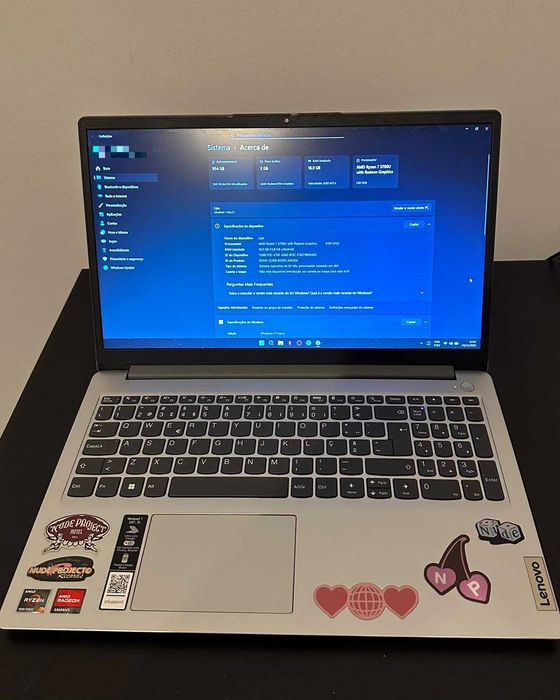 Computador Portátil LENOVO Ideapad 1, Ryzen 7, 16Gb RAM, 1Tb Ssd.