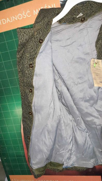 Kurtka moro bluza obrona cywilna PRL nowe