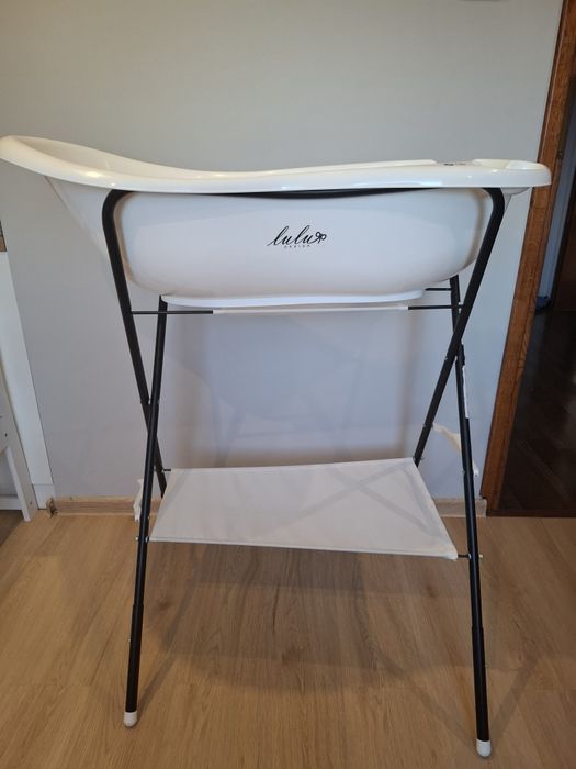 Wanienka Lulu design + stojak na wanienka z Lulu czarny + gratis mata