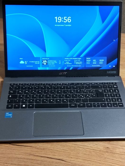 Ноутбук Acer Extensa 15 EX215-55,core i3 (1215),16/250