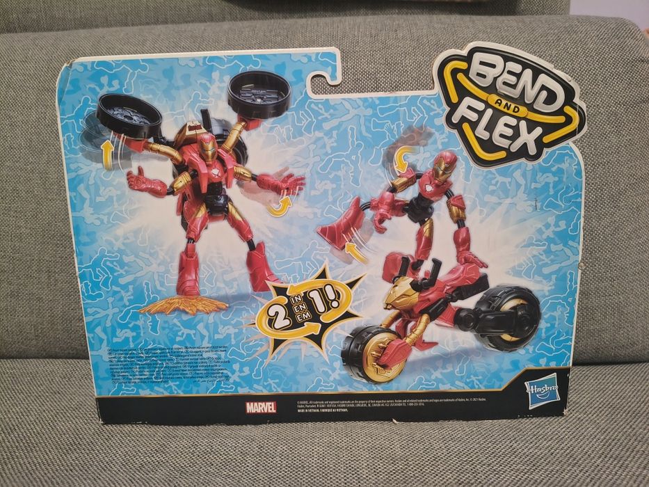 Iron Man Flex Rider - Bend and flex Marvel Avengers Hasbro figurka