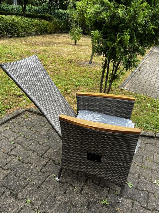 Komplet 5 foteli ogrodowych technorattan