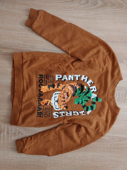 Bluza H&M r. 110/116 Tygrys