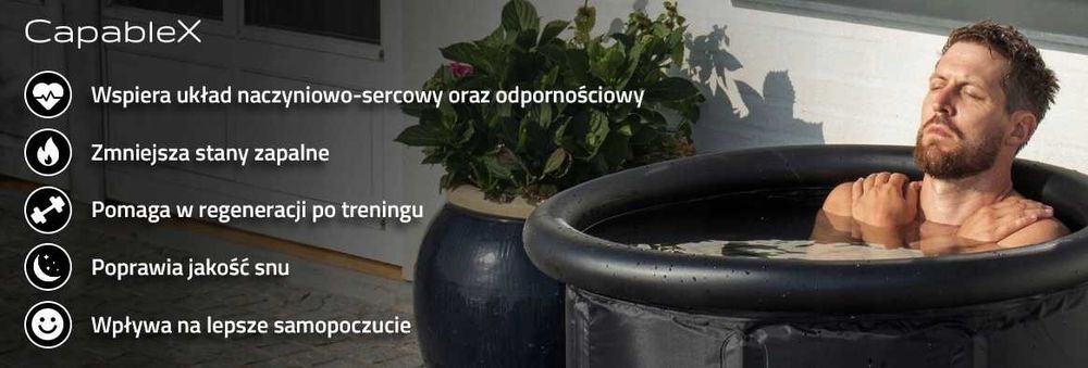 WANNA Beczka DO MORSOWANIA XXL 420L Termometr Duży i SOLIDNY Basen