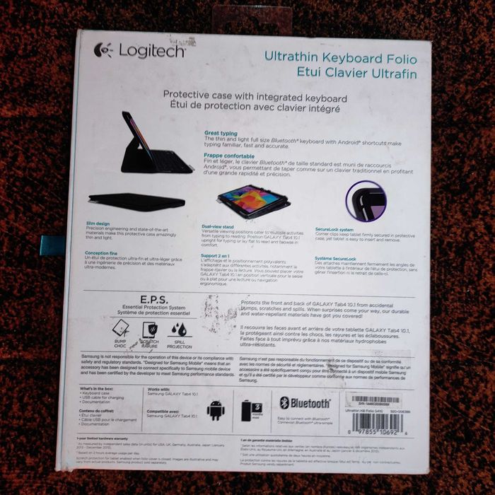 Logitech Клавіатура bluetooth до планшету Galaxy TAB 4 10,1"