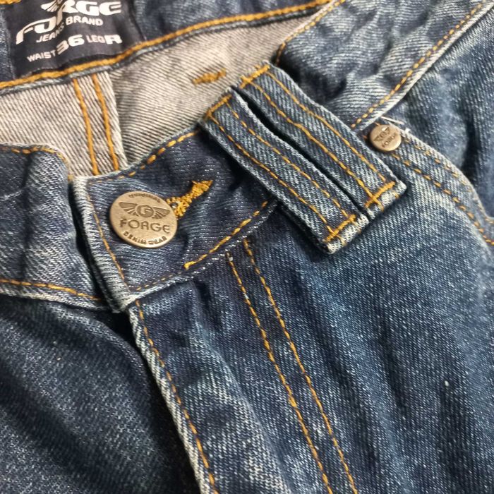 Forge jeansy męskie W36 L klasyczny krój solidny denim