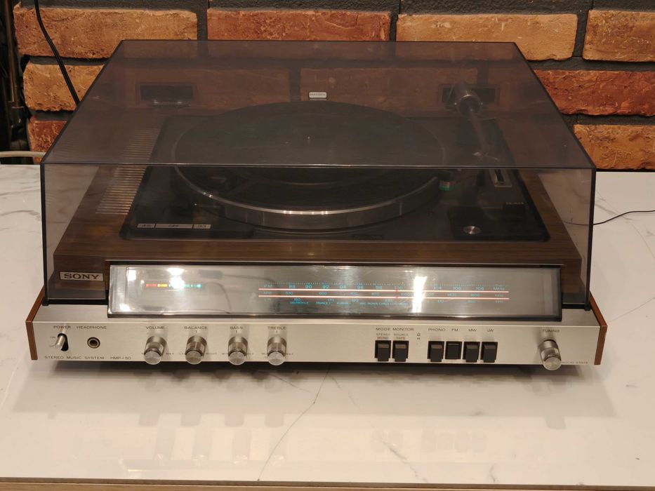 Amplituner z gramofonem SONY HMP-50 ! Unikatowe Combo VINTAGE !