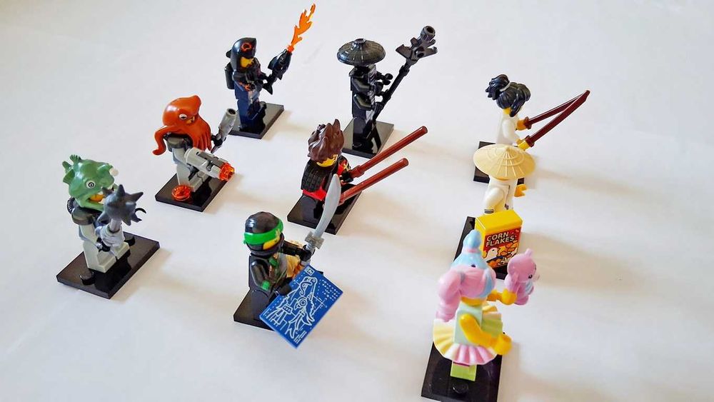 Lego 71019 The LEGO Ninjago Movie Nove Minifiguras colecção novas