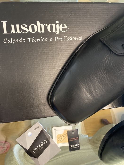 Sapatos de Couro Legítimo Traje Académico