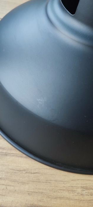 Zestaw 2 klosze do lampy sufitowej loft czarny mat