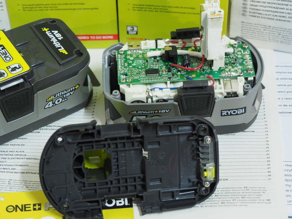 Bateria Bez obudowy RYOBI 18v 6Ah pasuje do 4ah, 5Ah akumulator