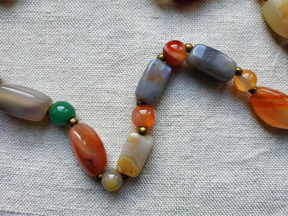 Бусы из натуральных камней(Индия) период СССР
