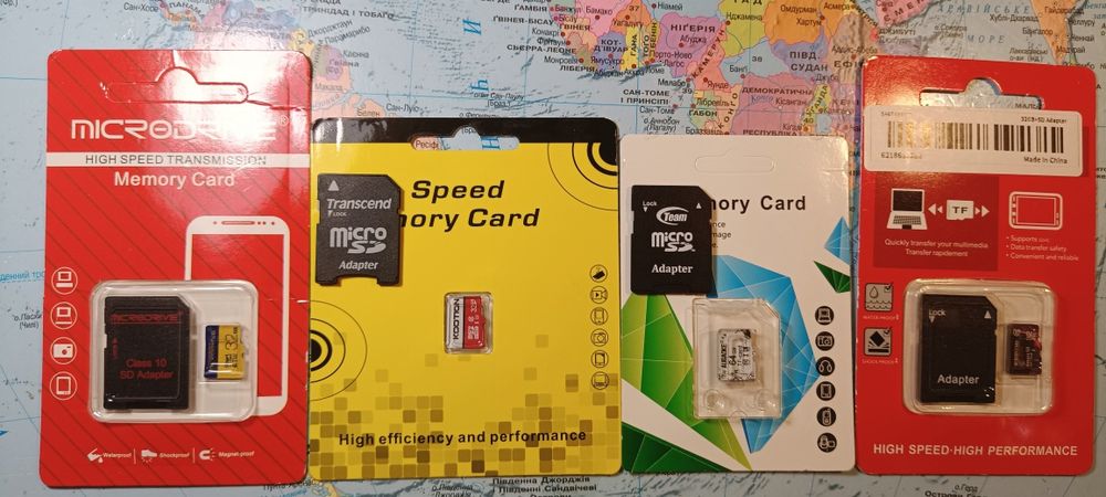 TF карты, micro cd для: телефона, плеера, камеры, планшета, диктофона