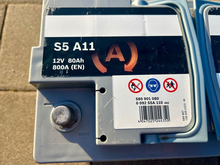 Akumulator Bosch S5 A11 12v 80ah 800A
