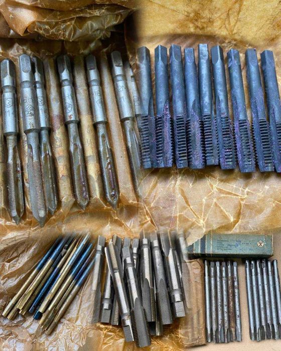 Мітчики Метчики нові зі зберігання СССР дюймові метричні трубні