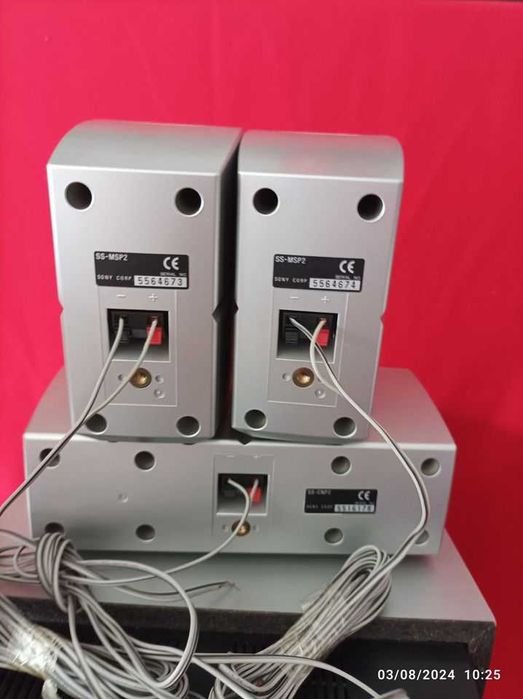 Colunas Sony 5.1 com Subwoofer.