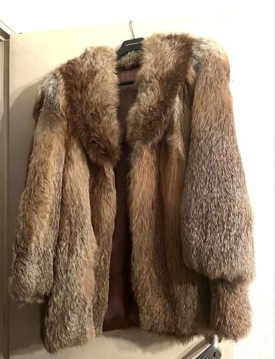 Casaco pele de raposa tamanho L