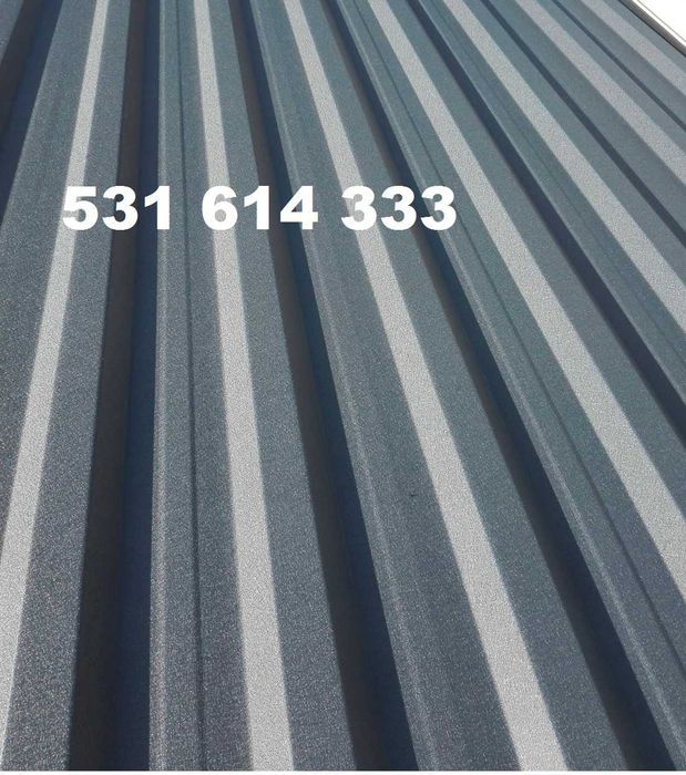 Blacha trapezowa T18 0,4 7016 MAT