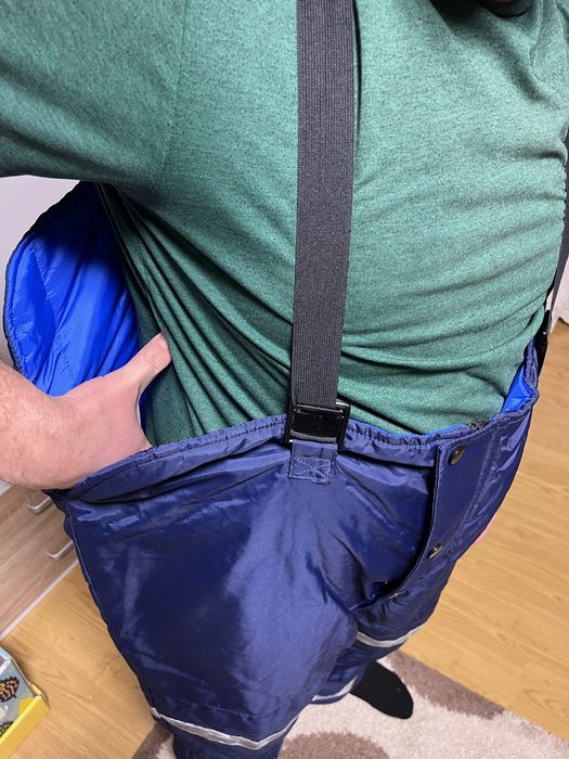 Чоловічі зимові штани рибацькі рибальські комбез