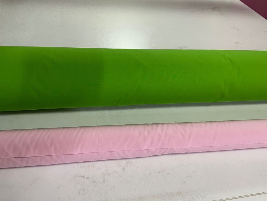 100% Bawełna kolory i biała tkanina bawełniana materiał biały płótno