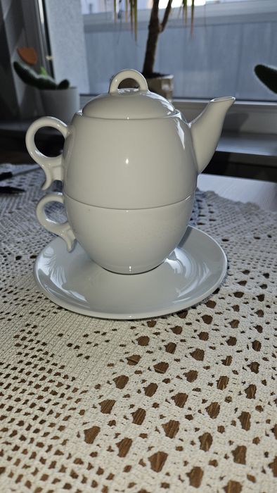 Filiżanka z czajniczkiem