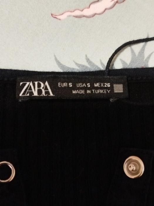 Nowa czarna sukienka maxi długa Zara S 36