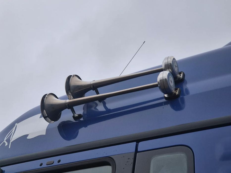 SYGNAŁ DZWIĘKOWY PNEUMATYCZNY FANFARA KLAKSON TRĄBA KOMPLET CIMADOLMO