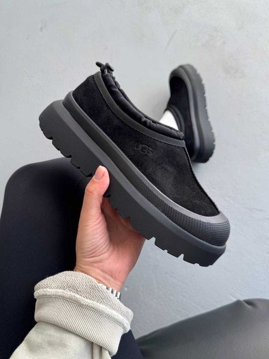 Сапоги UGG Tasman Weather Hybrid Black 36-45 Натур Замша! Новинка Зимы