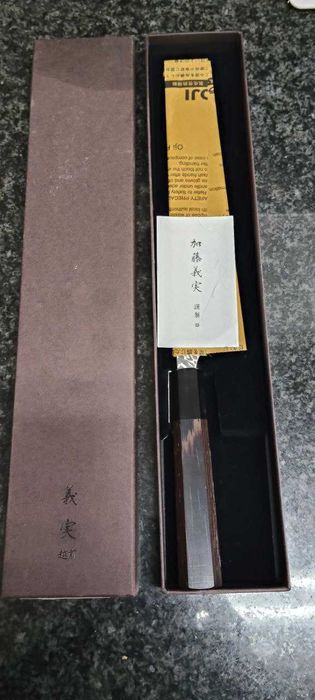Faca Japonesa yoshimi Kato black Damascus sg2