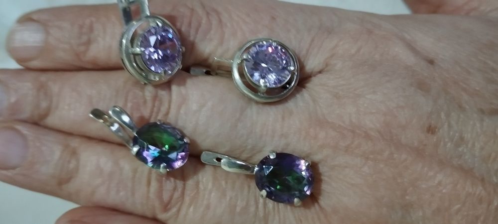 Кольца серебряные новые   с бирками