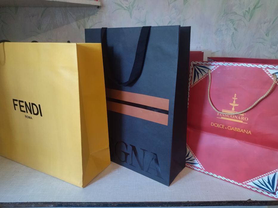 Оригінальні брендові пакети Dior, Dolce Gabbana, Fendi