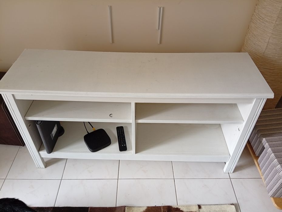 Móvel sala TV pintado branco